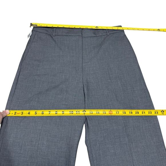 Aritzia Babaton Agency Pant Women's 12 Full Length High Rise Straight Gray NWT - Picture 10 of 12